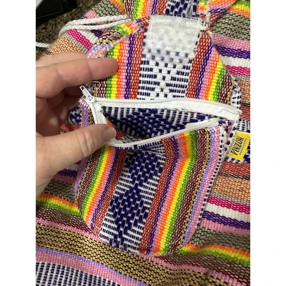 pinzon boho striped hippie  backpack‎